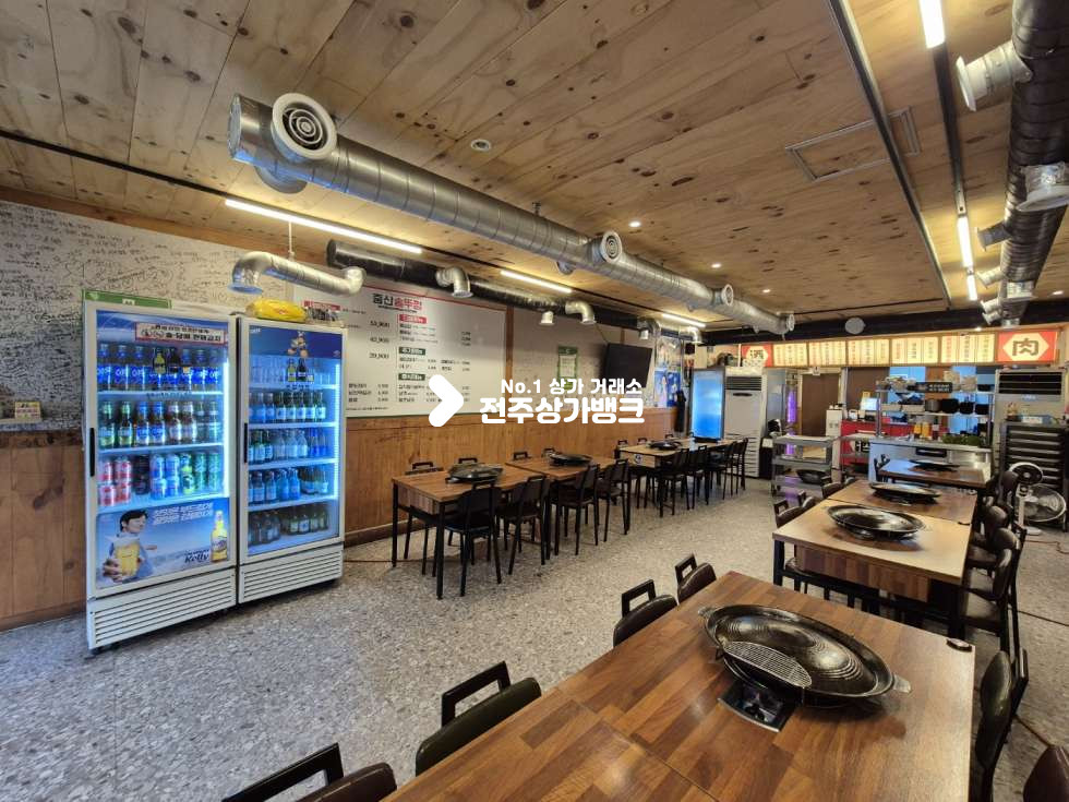 전북 전주완산구 중화산동2가 ○중화산동 탐탐거리 큰도로변 고기집 양도양수○ 월세 매물번호 16350 사진 2