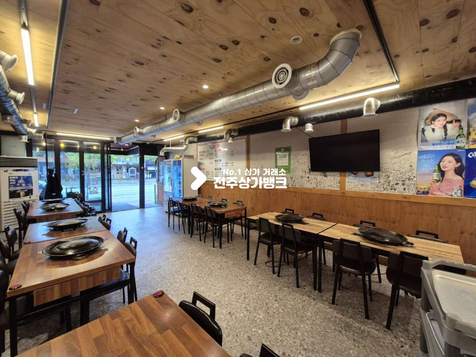전북 전주완산구 중화산동2가 ○중화산동 탐탐거리 큰도로변 고기집 양도양수○ 월세 매물번호 16350 사진 3