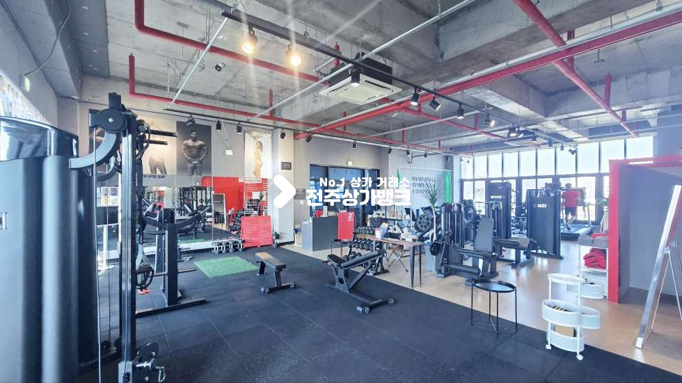 전북 전주완산구 효자동3가 효자동3가 kbs방송국부근 4층 pt샵 임대 내부 샤워실설치로 운동시설강력추천! 월세 매물번호 16732 사진 2