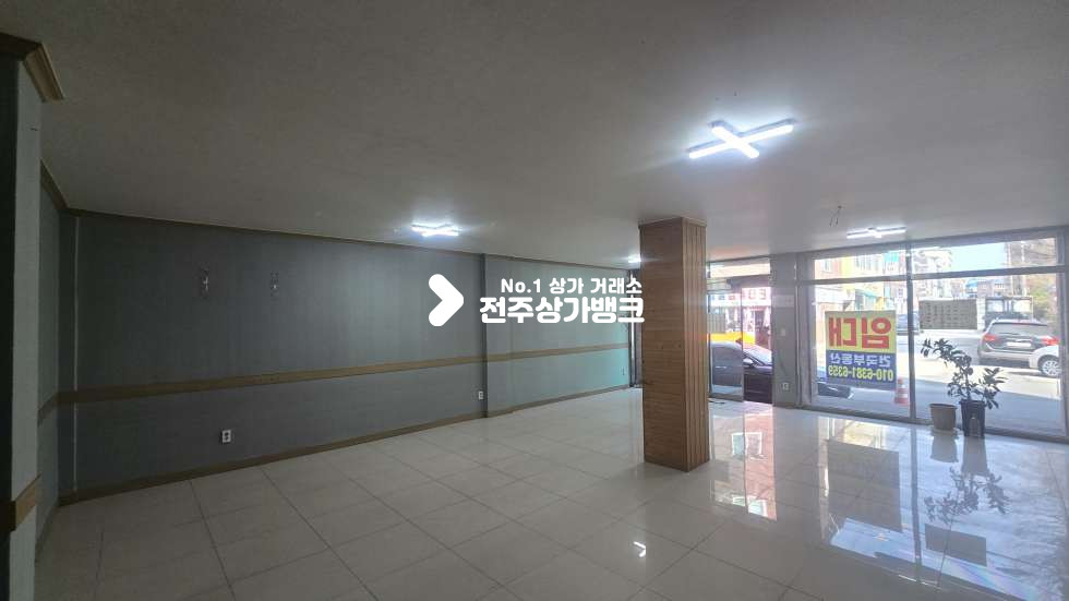 전북 전주완산구 삼천동1가 삼천동 내부깔끔 상하차 편리한 1층상가 즉시사용가능 ! 월세 매물번호 16927 사진 5