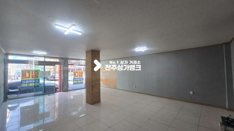 전북 전주완산구 삼천동1가 삼천동 내부깔끔 상하차 편리한 1층상가 즉시사용가능 ! 월세 매물번호 16927 사진 7