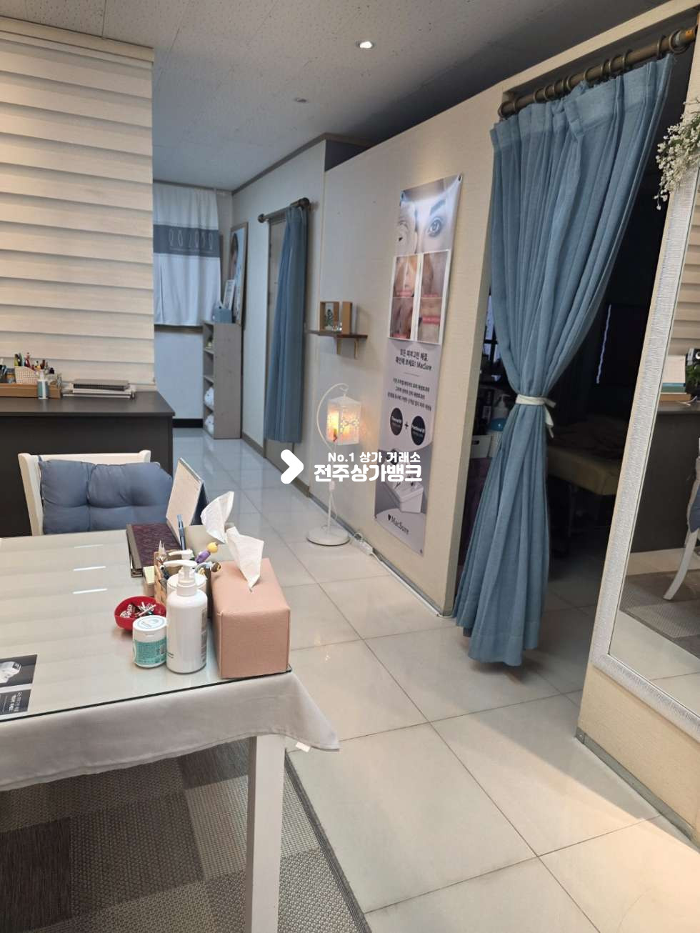 전북 전주완산구 중화산동2가 중화산동 깔끔한 피부미용상가 양도양수 권리금협의가능 월세 매물번호 17029 사진 1