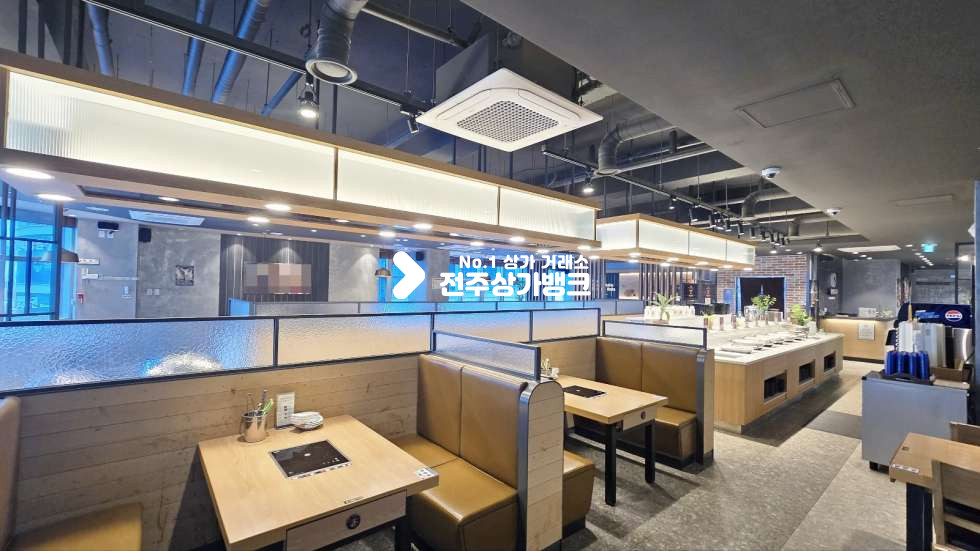 전북 전주완산구 효자동2가 신시가지내 넒은평수의 깔끔한 음식점상가 권리금 어느정도 협의가능 월세 매물번호 16515 사진 2