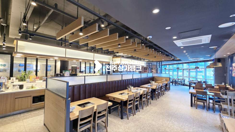 전북 전주완산구 효자동2가 신시가지내 넒은평수의 깔끔한 음식점상가 권리금 어느정도 협의가능 월세 매물번호 16515 사진 5