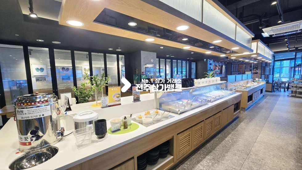 전북 전주완산구 효자동2가 신시가지내 넒은평수의 깔끔한 음식점상가 권리금 어느정도 협의가능 월세 매물번호 16515 사진 7