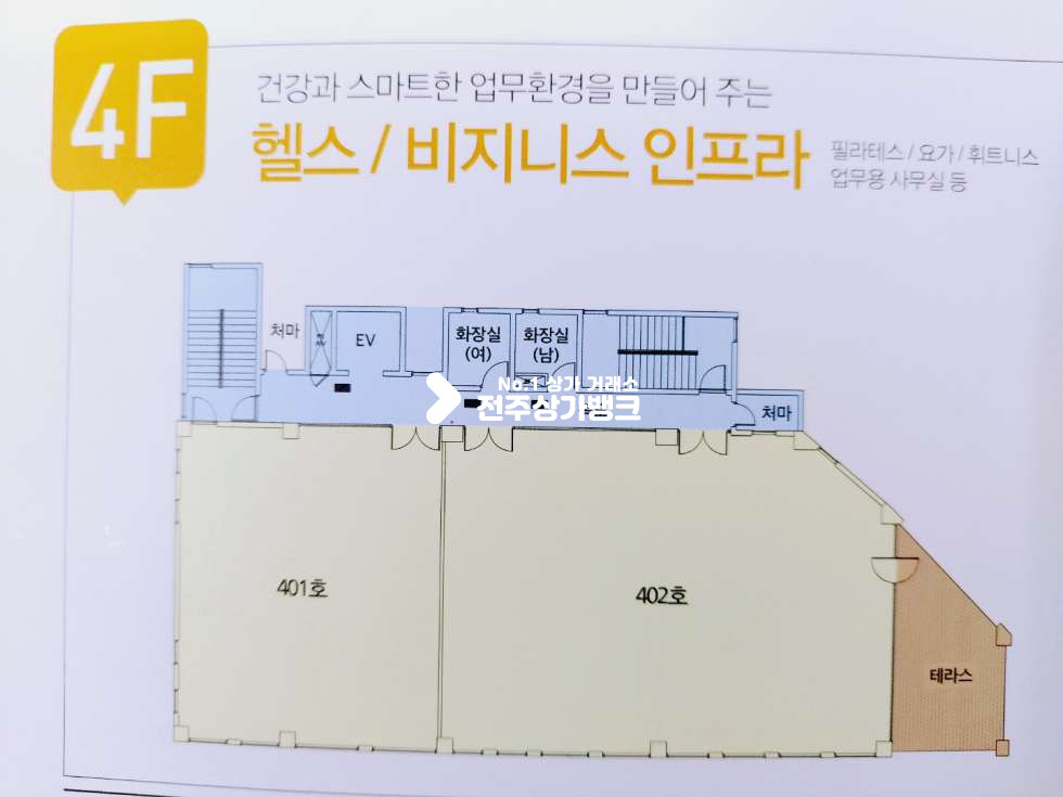 전북 전주덕진구 반월동 ★최고의 상권 첫입주 헬스 장 선호 추천★ 월세 매물번호 11130 사진 2