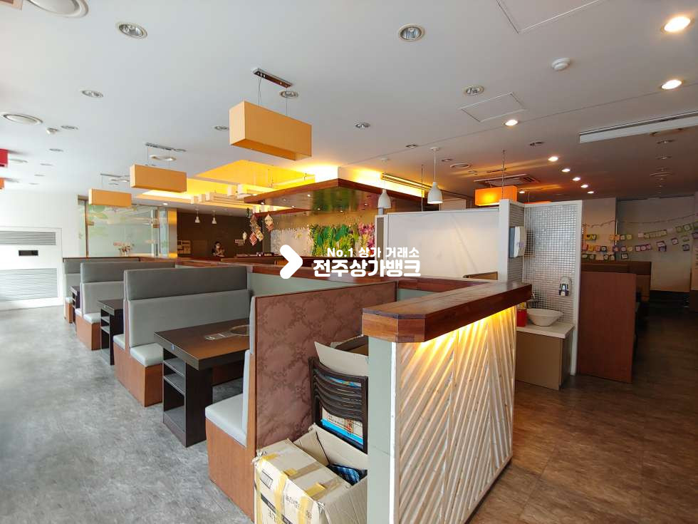 전북 전주완산구 서신동 롯데백화점상권 음식점강력추천 초저렴권리금!! 월세 매물번호 10533 사진 4