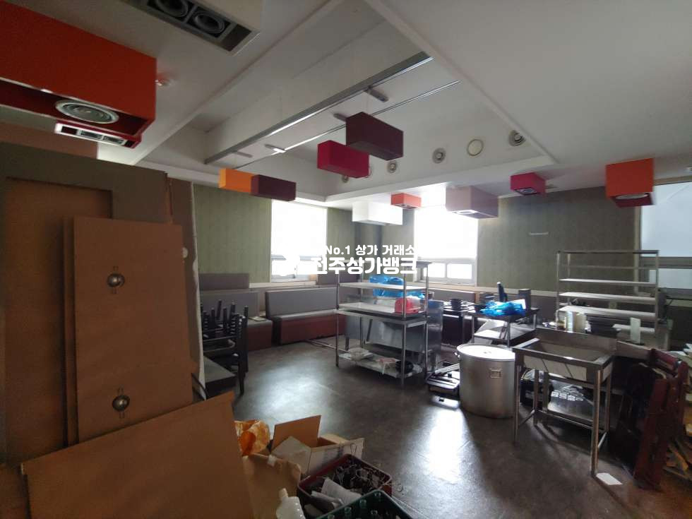 전북 전주완산구 서신동 롯데백화점상권 음식점강력추천 초저렴권리금!! 월세 매물번호 10533 사진 9