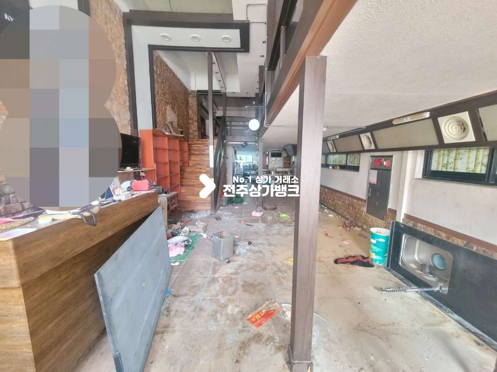 전북 전주완산구 평화동1가 (BEST) 도로변 복층 상가 권리금500 추천!! 월세 매물번호 12466 사진 1