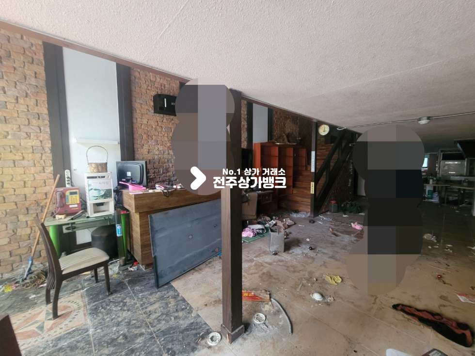 전북 전주완산구 평화동1가 (BEST) 도로변 복층 상가 권리금500 추천!! 월세 매물번호 12466 사진 4