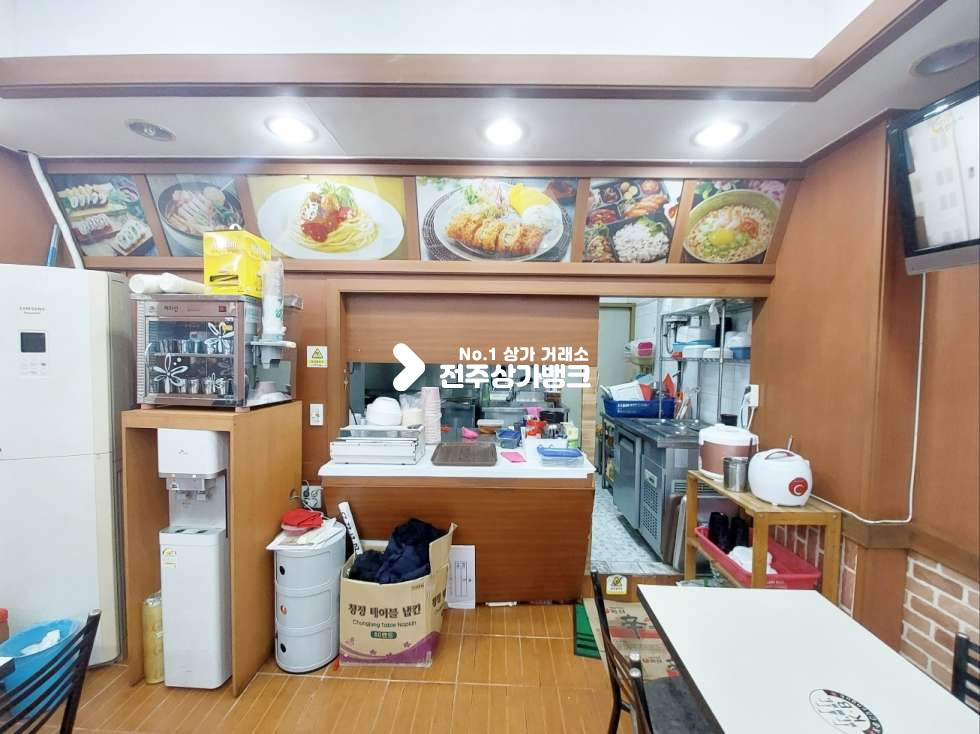 전북 전주덕진구 덕진동2가 KB♠하가지구.아파트상권.우리가아는그김밥집♠1층15평♠바로영업가능 시설비300 월세 매물번호 13574 사진 4