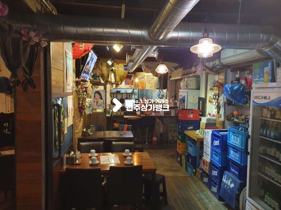 전북 전주완산구 다가동1가 jy 웨리단길 저렴한 월세의 이자카야 양도양수 권리금 협의 가능 월세 매물번호 13584 사진 2