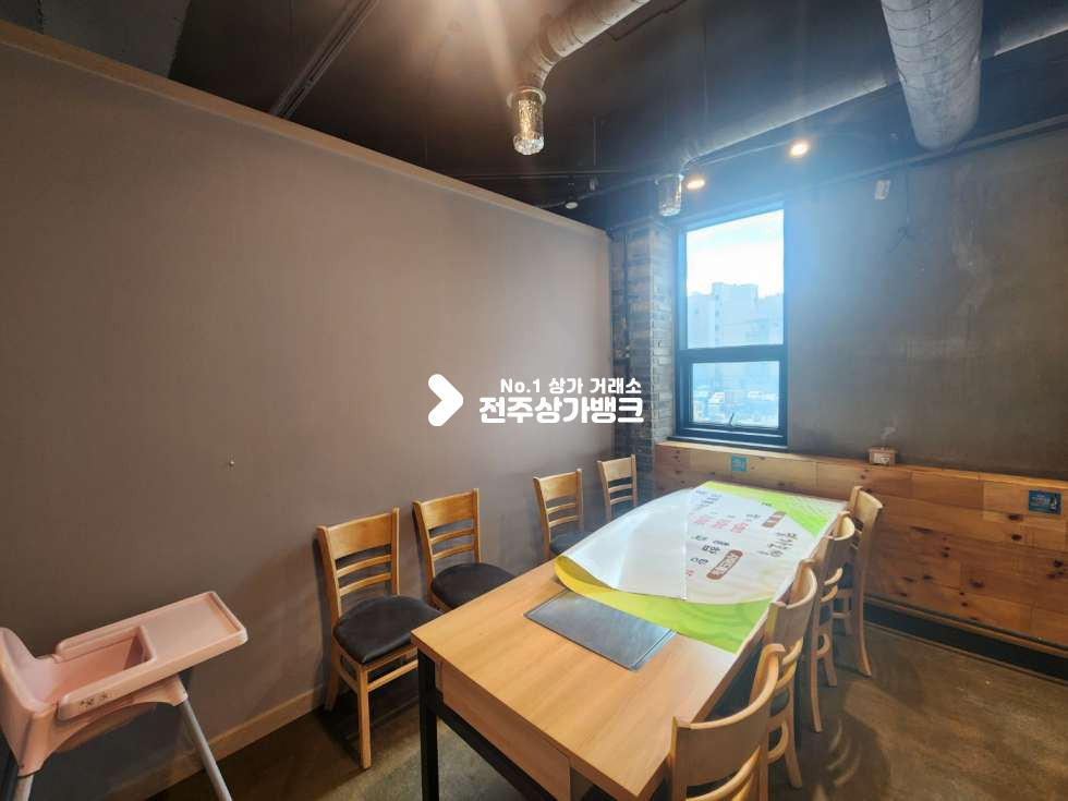 전북 전주완산구 효자동3가 신시가지 무권리금 2층 음식점 상가 즉시입주가능 월세 매물번호 13815 사진 7