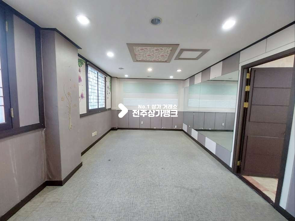 전북 전주완산구 효자동3가 KB♠서곡메인도로변♠2층30평♠학원.파티룸.음악학원,사무실 추천! 월세 매물번호 13407 사진 4