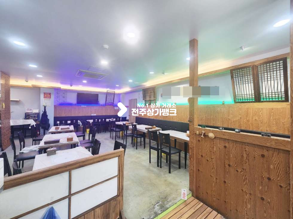 전북 전주덕진구 우아동3가 우아동3가 전주역 부근 음식점 상가 39평 대 저렴한 권리금 , 협의가능 월세 매물번호 14138 사진 1