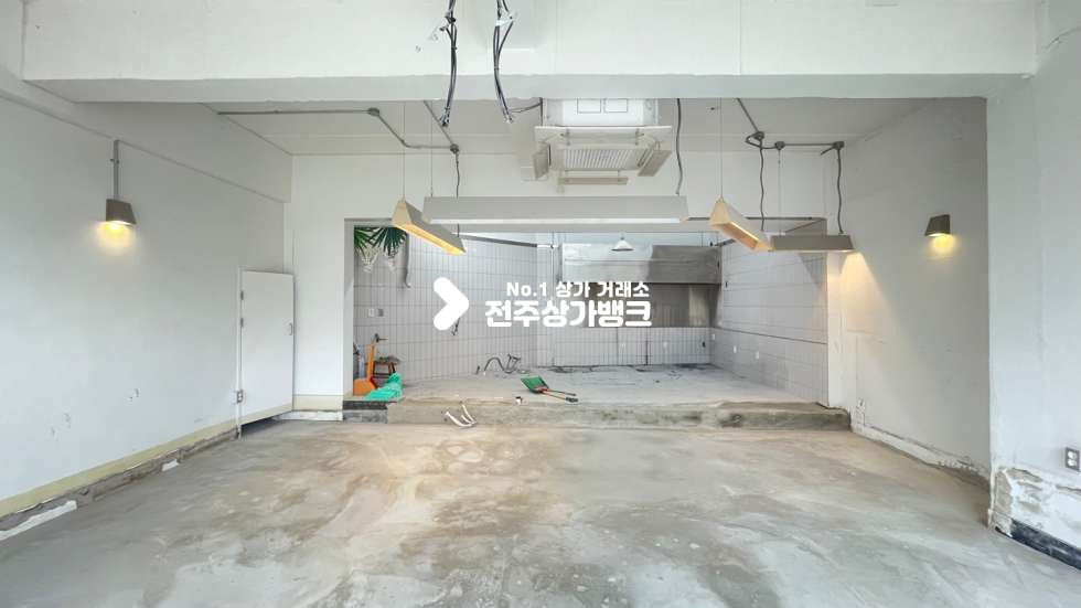 전북 전주완산구 다가동3가 ✨대로변✨무권리상가✨깔끔한인테리어✨일반음식점,프렌차이즈✨보증금조절가능 월세 매물번호 14646 사진 5