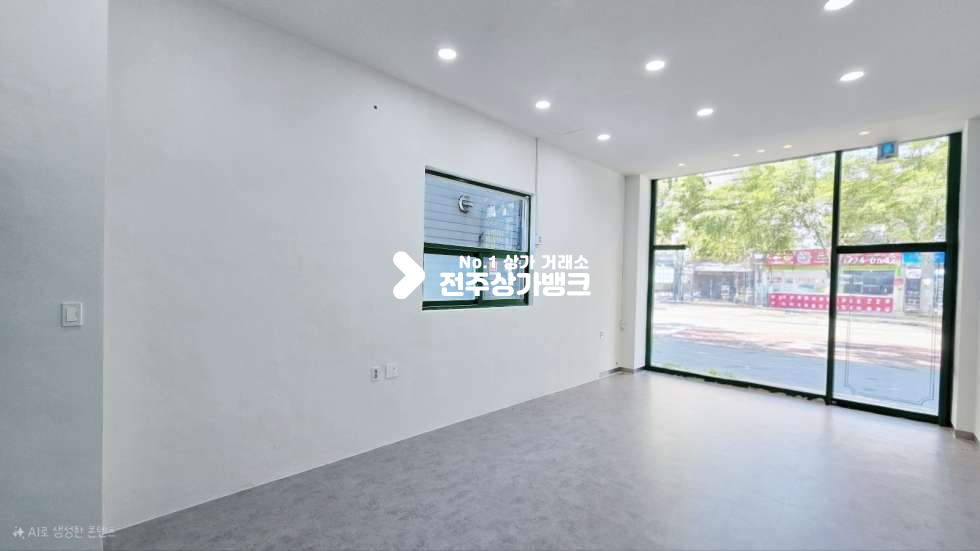전북 전주완산구 효자동2가 효자동2가 유동인구밀집지역 1층 상가 내부 인테리어깔끔 즉시사용가능 ! 월세 매물번호 16043 사진 1