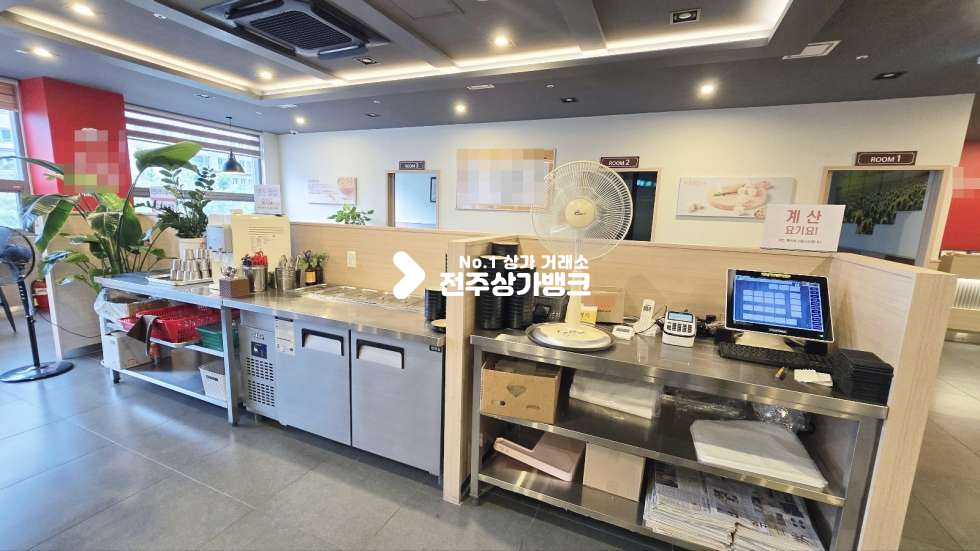전북 전주덕진구 만성동 만성동 아파트 부근 2층음식점 ,단체석 완비 깔끔인테리어 즉시영업가능 ! 월세 매물번호 16060 사진 16