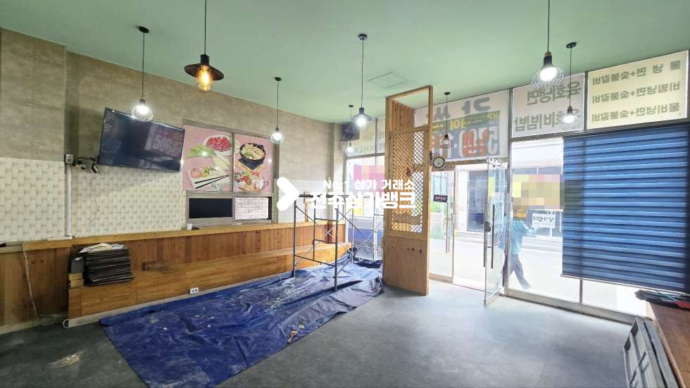 전북 전주완산구 효자동2가 평생교육원부근 22평 배달업종,1인음식점자리 강력추천 층고높고 깔끔 ! 월세 매물번호 16216 사진 2